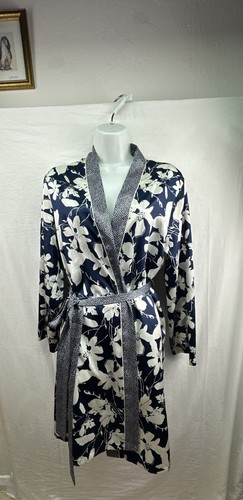 Per una navy floral wrap - una, m&s