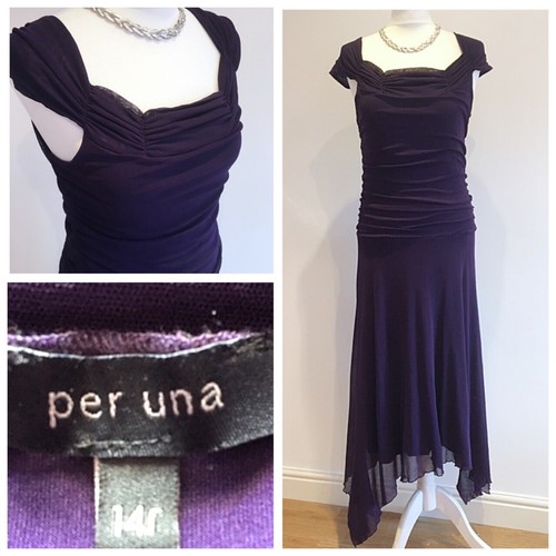 Per una purple - evening, dress